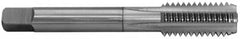 Balax - 1/2-13 UNC 2B 4 Flute TiN Finish Cobalt Straight Flute Machine Tap - Bottoming, Right Hand Thread, 3-3/8" OAL, H5 Limit, Through Coolant - Exact Industrial Supply