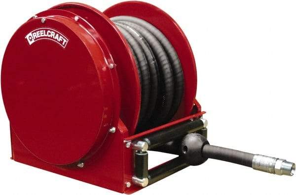 Reelcraft - 50' Spring Retractable Hose Reel - 300 psi, Hose Included - Caliber Tooling