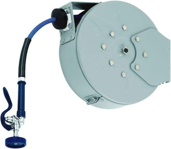 T&S Brass - 30' Spring Retractable Hose Reel - 300 psi, Hose Included - Caliber Tooling