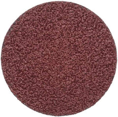 Merit Abrasives - 2" Disc Diam, 36 Grit, Aluminum Oxide Quick Change Disc - Type R Attaching System, Coated, Brown, 30,000 RPM, ALO Series - Caliber Tooling