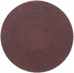 Merit Abrasives - 1-1/2" Disc Diam, 320 Grit, Aluminum Oxide Quick Change Disc - Type R Attaching System, Coated, Brown, 30,000 RPM, ALO Series - Caliber Tooling