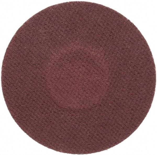 Merit Abrasives - 1-1/2" Disc Diam, 240 Grit, Aluminum Oxide Quick Change Disc - Type R Attaching System, Coated, Brown, 30,000 RPM, ALO Series - Caliber Tooling