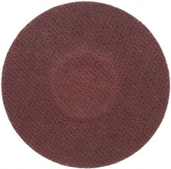 Merit Abrasives - 1-1/2" Disc Diam, 240 Grit, Aluminum Oxide Quick Change Disc - Type R Attaching System, Coated, Brown, 30,000 RPM, ALO Series - Caliber Tooling