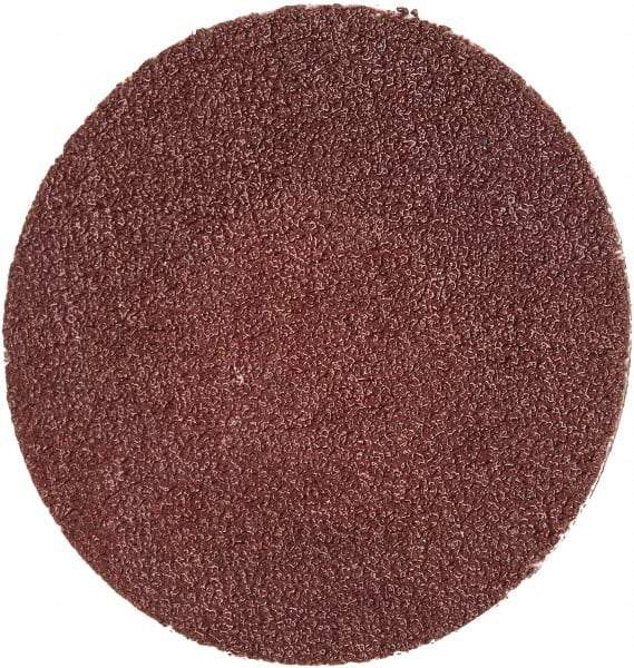 Merit Abrasives - 1-1/2" Disc Diam, 120 Grit, Aluminum Oxide Quick Change Disc - Type R Attaching System, Coated, Brown, 30,000 RPM, ALO Series - Caliber Tooling