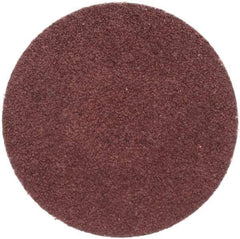 Merit Abrasives - 1-1/2" Disc Diam, 80 Grit, Aluminum Oxide Quick Change Disc - Type R Attaching System, Coated, Brown, 30,000 RPM, ALO Series - Caliber Tooling