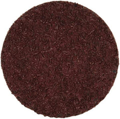 Merit Abrasives - 1-1/2" Disc Diam, 36 Grit, Aluminum Oxide Quick Change Disc - Type R Attaching System, Coated, Brown, 30,000 RPM, ALO Series - Caliber Tooling