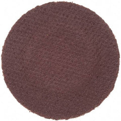 Merit Abrasives - 1" Disc Diam, 320 Grit, Aluminum Oxide Quick Change Disc - Type R Attaching System, Coated, Brown, 40,000 RPM, ALO Series - Caliber Tooling