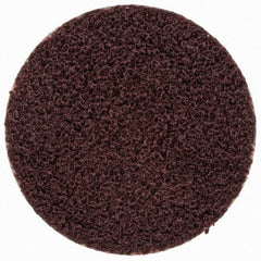 Merit Abrasives - 3/4" Disc Diam, 100 Grit, Aluminum Oxide Quick Change Disc - Type R Attaching System, Coated, Brown, 40,000 RPM, ALO Series - Caliber Tooling