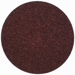 Merit Abrasives - 3" Disc Diam, 50 Grit, Aluminum Oxide Quick Change Disc - Type S Attaching System, Coated, Brown, 20,000 RPM, ALO Series - Caliber Tooling