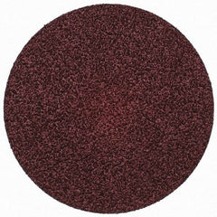 Merit Abrasives - 3" Disc Diam, 36 Grit, Aluminum Oxide Quick Change Disc - Type S Attaching System, Coated, Brown, 20,000 RPM, ALO Series - Caliber Tooling