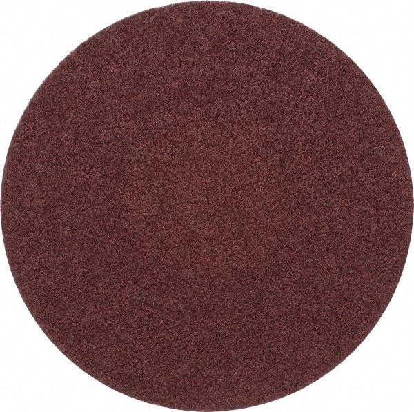 Merit Abrasives - 3" Disc Diam, 60 Grit, Aluminum Oxide Quick Change Disc - Type P Attaching System, Coated, Brown, 20,000 RPM, ALO Series - Caliber Tooling