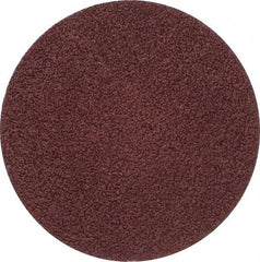 Merit Abrasives - 3" Disc Diam, 40 Grit, Aluminum Oxide Quick Change Disc - Type P Attaching System, Coated, Brown, 20,000 RPM, ALO Series - Caliber Tooling