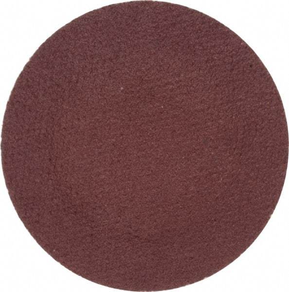 Merit Abrasives - 1-1/2" Disc Diam, 240 Grit, Aluminum Oxide Quick Change Disc - Type P Attaching System, Coated, Brown, 30,000 RPM, ALO Series - Caliber Tooling