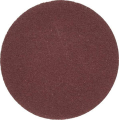 Merit Abrasives - 1-1/2" Disc Diam, 120 Grit, Aluminum Oxide Quick Change Disc - Type P Attaching System, Coated, Brown, 30,000 RPM, ALO Series - Caliber Tooling