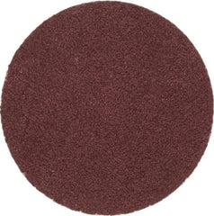 Merit Abrasives - 1-1/2" Disc Diam, 100 Grit, Aluminum Oxide Quick Change Disc - Type P Attaching System, Coated, Brown, 30,000 RPM, ALO Series - Caliber Tooling