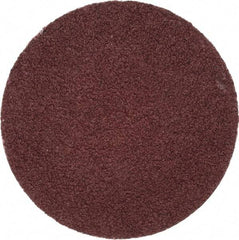 Merit Abrasives - 1-1/2" Disc Diam, 80 Grit, Aluminum Oxide Quick Change Disc - Type P Attaching System, Coated, Brown, 30,000 RPM, ALO Series - Caliber Tooling