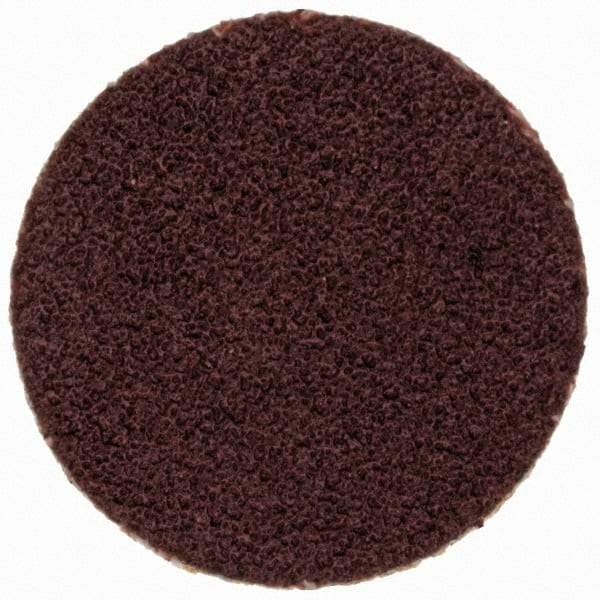 Merit Abrasives - 3/4" Disc Diam, 120 Grit, Aluminum Oxide Quick Change Disc - Type P Attaching System, Coated, Brown, 40,000 RPM, ALO Series - Caliber Tooling