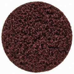 Merit Abrasives - 3/4" Disc Diam, 40 Grit, Aluminum Oxide Quick Change Disc - Type P Attaching System, Coated, Brown, 40,000 RPM, ALO Series - Caliber Tooling