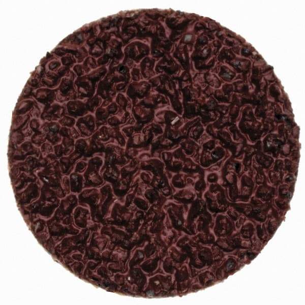 Merit Abrasives - 3/4" Disc Diam, 36 Grit, Aluminum Oxide Quick Change Disc - Type P Attaching System, Coated, Brown, 40,000 RPM, ALO Series - Caliber Tooling