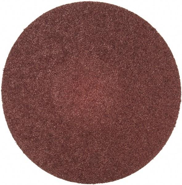 Merit Abrasives - 3" Disc Diam, 80 Grit, Aluminum Oxide Quick Change Disc - Type R Attaching System, Coated, Brown, 20,000 RPM, ALO Series - Caliber Tooling