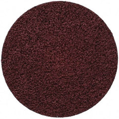 Merit Abrasives - 3" Disc Diam, 36 Grit, Aluminum Oxide Quick Change Disc - Type R Attaching System, Coated, Brown, 20,000 RPM, ALO Series - Caliber Tooling