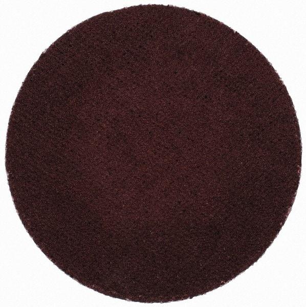 Merit Abrasives - 2" Disc Diam, 180 Grit, Aluminum Oxide Quick Change Disc - Type R Attaching System, Coated, Brown, 30,000 RPM, ALO Series - Caliber Tooling