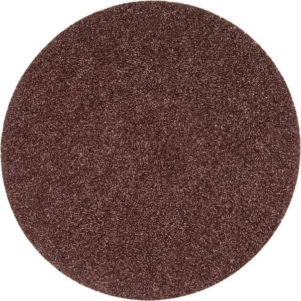 Merit Abrasives - 2" Disc Diam, 80 Grit, Aluminum Oxide Quick Change Disc - Type S Attaching System, Coated, Brown, 30,000 RPM, ALO Series - Caliber Tooling