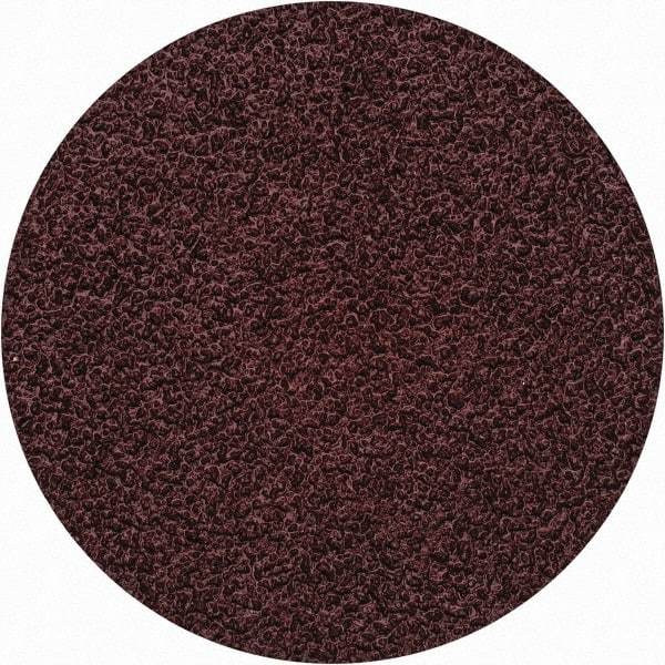 Merit Abrasives - 2" Disc Diam, 50 Grit, Aluminum Oxide Quick Change Disc - Type S Attaching System, Coated, Brown, 30,000 RPM, ALO Series - Caliber Tooling