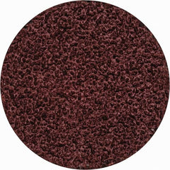 Merit Abrasives - 1-1/2" Disc Diam, 40 Grit, Aluminum Oxide Quick Change Disc - Type S Attaching System, Coated, Brown, 30,000 RPM, ALO Series - Caliber Tooling