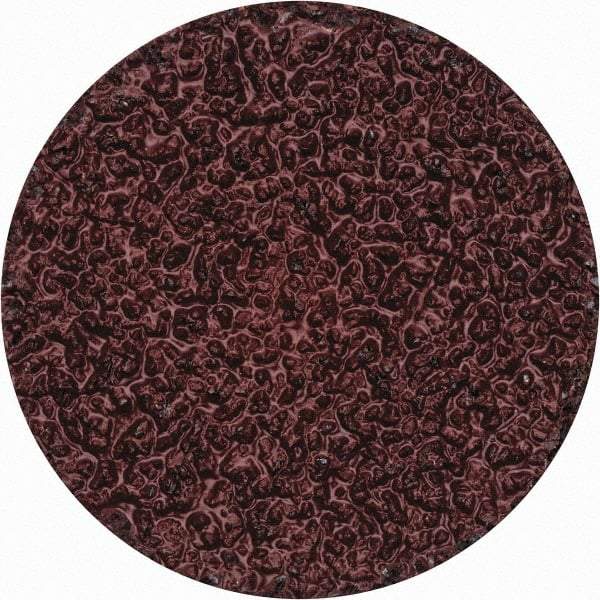 Merit Abrasives - 1-1/2" Disc Diam, 36 Grit, Aluminum Oxide Quick Change Disc - Type S Attaching System, Coated, Brown, 30,000 RPM, ALO Series - Caliber Tooling