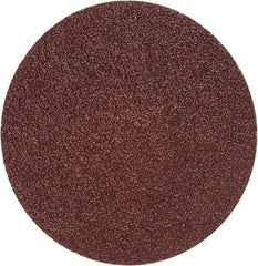 Merit Abrasives - 3" Disc Diam, 50 Grit, Aluminum Oxide Quick Change Disc - Type P Attaching System, Coated, Brown, 20,000 RPM, ALO Series - Caliber Tooling