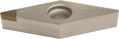 Sumitomo - NU-VBGA332 Grade BN2000 PCBN Turning Insert - Uncoated, 35° Diamond, 3/8" Inscr Circle, 3/16" Thick, 1/32" Corner Radius - Caliber Tooling