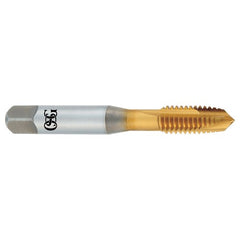 ‎10-32 Dia-H3-3 FL-HSS-TiN-Plug Spiral Point Tap - Caliber Tooling