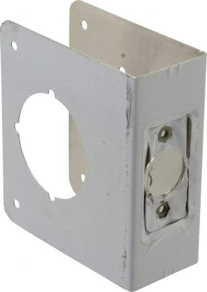 Don-Jo - 4" Wide x 4-1/2" High, Stainless Steel, Door Reinforcer - 1-3/4" Thick Door, 2-3/8" Backset - Caliber Tooling