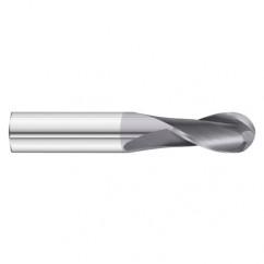 31/64 x 1 x 3 2 Flute Ball Nose  End Mill- Series 3215SD - Caliber Tooling