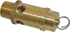 Conrader - 1" Inlet, ASME Safety Relief Valve - 150 Max psi, Brass, 1,244 Cubic' per Min - Caliber Tooling