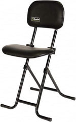 ShopSol - Swivel & Adjustable Stools Type: Sit-Stand Stool Base Type: Tubular Steel - Caliber Tooling