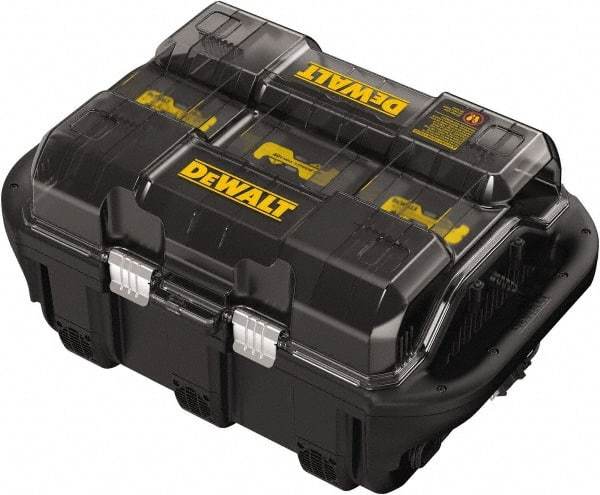 DeWALT - 40 Volt, 6 Battery Lithium-Ion Power Tool Charger - 1 hr & 30 min to Charge, AC Wall Outlet Power Source - Caliber Tooling