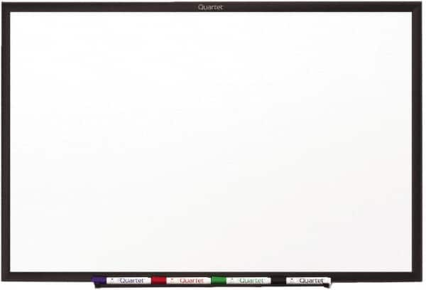 Quartet - 36" High x 48" Wide Dry Erase - Melamine, Includes Dry-Erase Marker & Mounting Hardware - Caliber Tooling