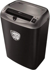 FELLOWES - 7/32" Strip, 14 Sheet Strip Cut Personal Shredder - 15-11/16" Long x 11-5/16" Wide x 18-13/16" High, Level 2 Security, 7 Gal Wastebasket - Caliber Tooling