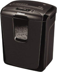 FELLOWES - 5/32" x 2" Strip, 8 Sheet Cross Cut Personal Shredder - 9-11/16" Long x 13-3/8" Wide x 15-3/8" High, Level 3 Security, 4 Gal Wastebasket - Caliber Tooling