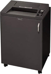 FELLOWES - 5/32 x 1-9/16" Strip, 24 Sheet Cross Cut Commercial Shredder - 23-1/4" Long x 25-3/16" Wide x 38-3/16" High, Level 4 Security, 4 Gal Wastebasket - Caliber Tooling