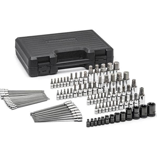 GearWrench - Hex & Torx Bit Socket Sets Type: Torx Bit Socket Set Drive Size: 1/4, 3/8, 1/2 - Caliber Tooling