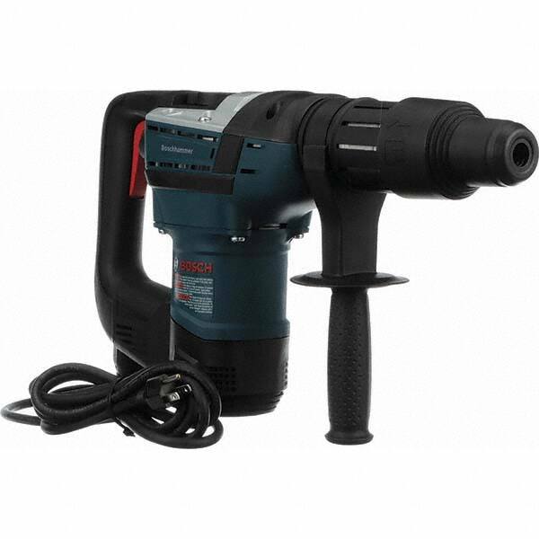 Bosch - 120 Volt 1-9/16" Keyless Chuck Electric Rotary Hammer - 0 to 3,600 BPM, 0 to 350 RPM - Caliber Tooling