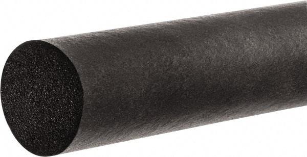 Value Collection - 3' Long, Neoprene Foam Cord - 1" Diam, Black - Caliber Tooling