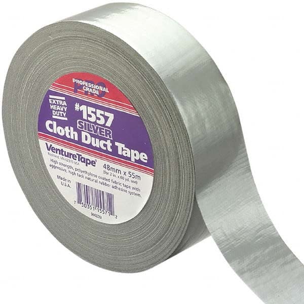 3M - 55m x 48mm x 13 mil Black Polyethylene Cloth Duct Tape - Caliber Tooling