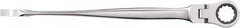 GearWrench - 15mm 12 Point Flexhead Combination Wrench - 9.84" OAL, Steel, Full Polish Finish - Caliber Tooling