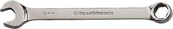 GearWrench - 14mm 6 Point Combination Wrench - 8-3/4" OAL, Steel, Full Polish Finish - Caliber Tooling