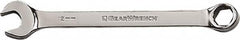 GearWrench - 18mm 6 Point Combination Wrench - 10-9/16" OAL, Steel, Full Polish Finish - Caliber Tooling