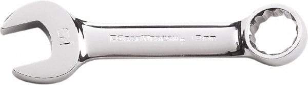 GearWrench - 19mm 12 Point Combination Wrench - 5-7/16" OAL, Steel, Full Polish Finish - Caliber Tooling